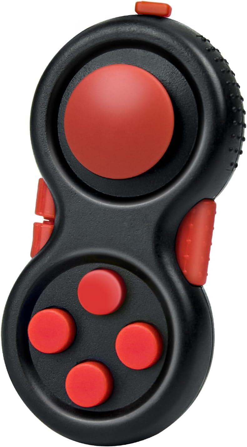 WTYCD Original Fidget Toy Game, Rubberized Classical Controller Fidget Concentration Toy with 8-Fidget Functions and Lanyard - Excellent for Relieving Stress and Anxiety…
