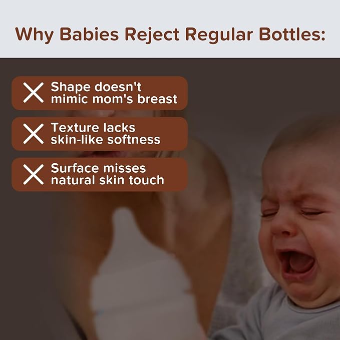 Thyseed PPSU Natural Breast-Like Bottle with Nipple(3-7 Months),10oz，1pack