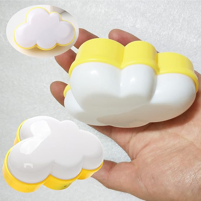 AUSAYE Sensor LED Night Light Plug-in Night Lights for Kids Adults, Cute Dream Lighting Wall Lamp Cloud NightLight for Bedroom Bathroom,Toilet,Stairs,Kitchen,Hallway Home Decor