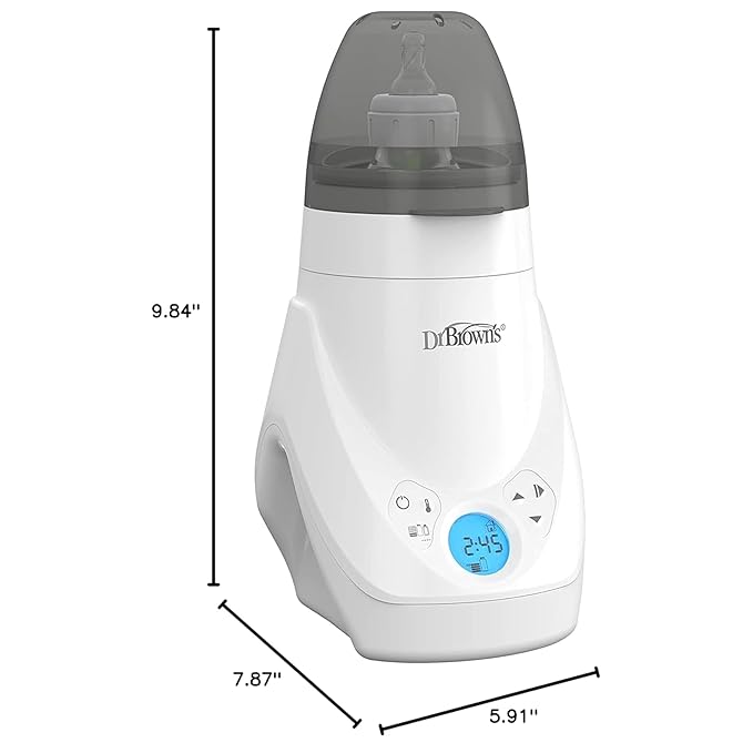 Dr. Brown's Deluxe Baby Bottle Warmer and Sterilizer for Formula, Breast Milk, and Baby Food Jars