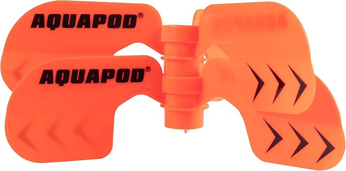 Screw on Curved Water Rocket Fins (2 pk)- Compatible with any 2 Liter Bottles - Makes Bottle Spiral in Air & Helicopter to Ground - Fun Outdoor Science Toy - Accessory to Water Rocket Launcher