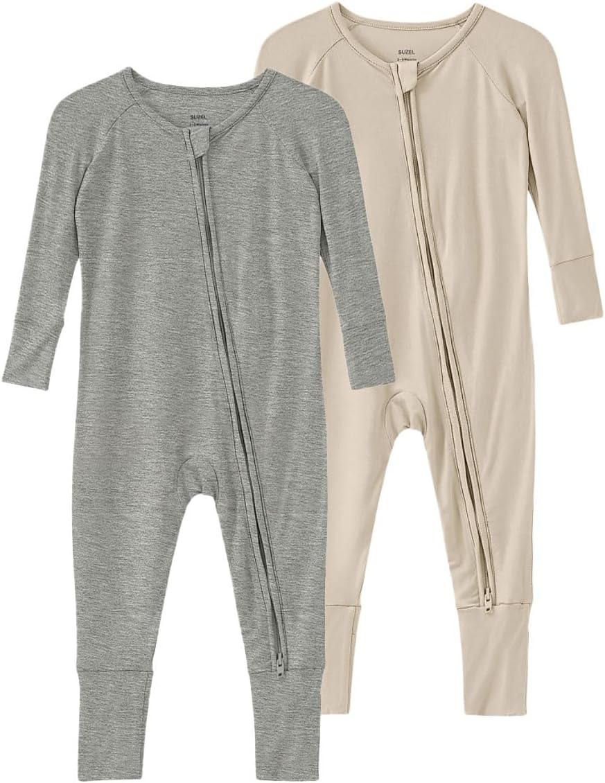 Baby Viscose from Bamboo Footless Pajamas Boys Girls Zippy Pjs Sleep 'N Play Romper - 0-24 Months