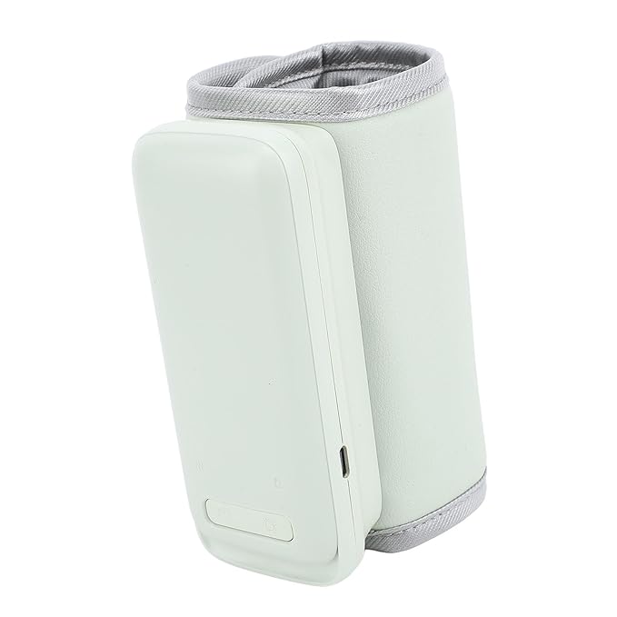 Fast Heating & Long Lasting Warming, Portable Baby Bottle Warmer for Travel, 55℃ 8000mah Rechargeable Travel Bottle Warmer, Precise Temperature Control, Waterless Warming