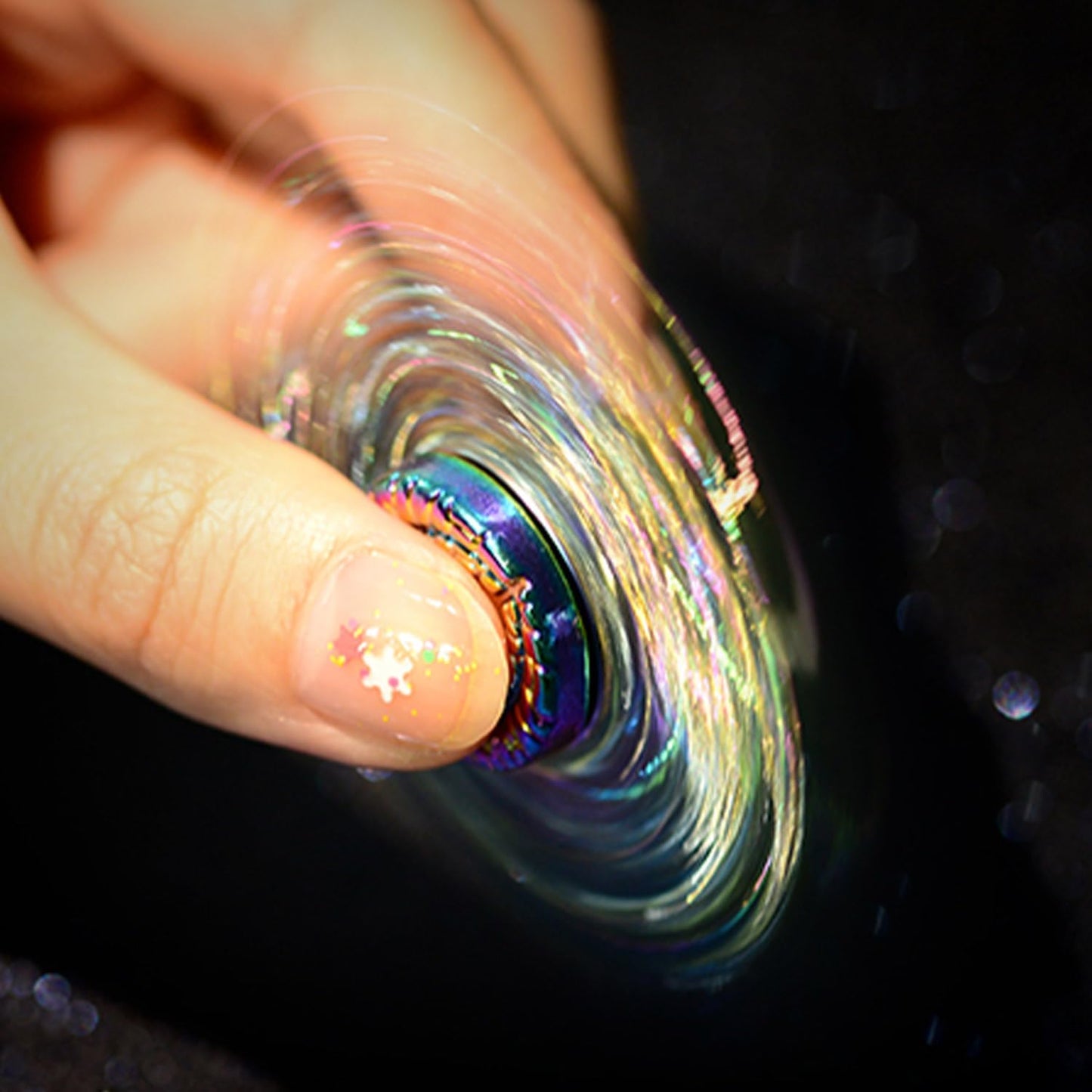 Solid Metal Fidget Spinner Sensory Novel Fidget Spinner Toy, Valentine's Day Bag Filler Reduces Stress and Relieves Anxiety, Autism Fidget Spinner Party Favorite Killing Time Toy.