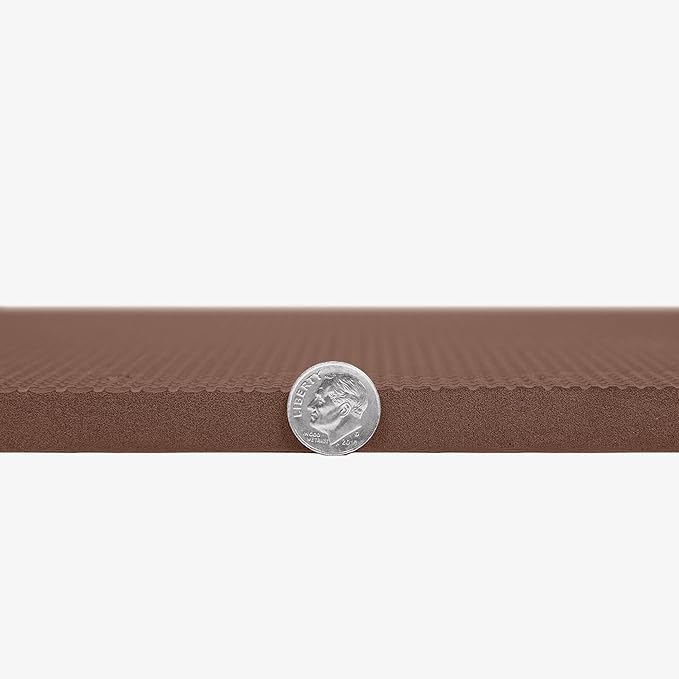 Flooring Inc's 1/2" Soft Non-Toxic Baby Play Mat, Toddler Playmat, Colorful Puzzle PlayMat, Floor Mats for Kids & Babies, EVA Foam Interlocking Tiles for Nursery & Playroom | Brown, 20 Tiles, 80 Sq/Ft