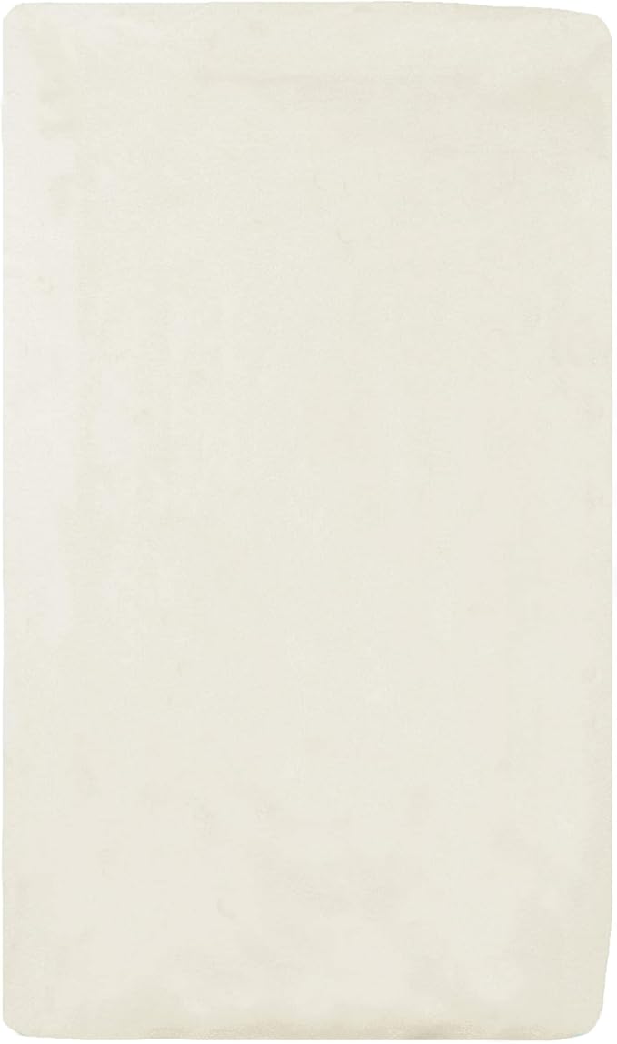 American Baby Company 100% Natural Cotton Fitted Cradle/Bassinet Sheet 36" x 18" - Soft, Breathable & Hypoallergenic Bed Sheet, Cream, Neutral for Boys & Girls