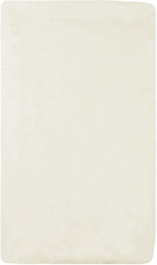 American Baby Company 100% Natural Cotton Fitted Cradle/Bassinet Sheet 36" x 18" - Soft, Breathable & Hypoallergenic Bed Sheet, Cream, Neutral for Boys & Girls