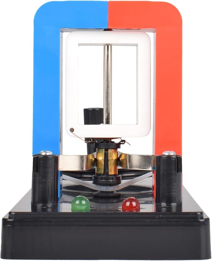 EUDAX School DIY Dynamo Lantern Educational STEM Building,Labs Demonstration Motor Activity Teaching Model Hand Cranked Power Electricity DC Electric Generator Physical Science Experiment Education