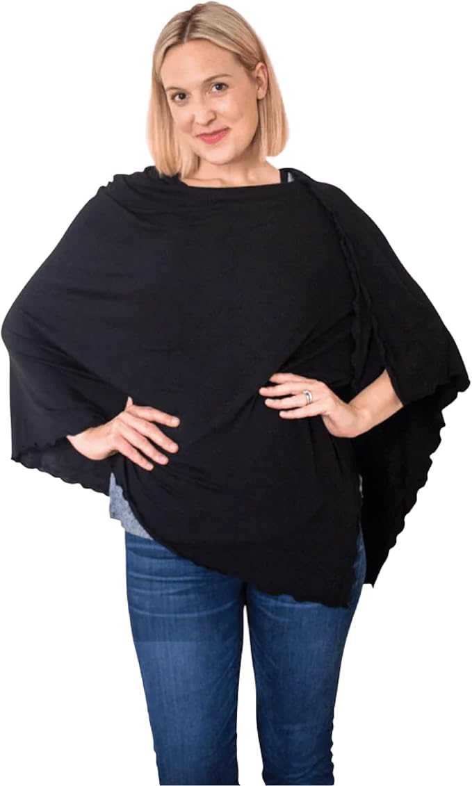 Bamboobies Breastfeeding Shawl - Nursing Cover for Breastfeeding - Ultra-soft