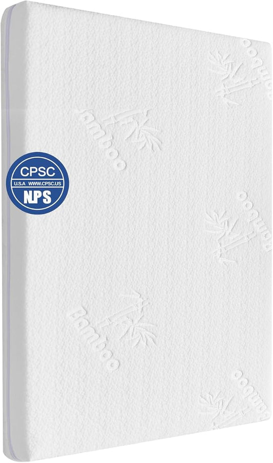 32.5x20 Bassinet Mattress for Delight: 2" Thick Dual Sided Gel Memory Foam Bassinet Mattress for Mika Micky&Delight Beside Me Dreamer Bassinet&Dream On Me Traveler&Dream On Me Skylar Bassinet