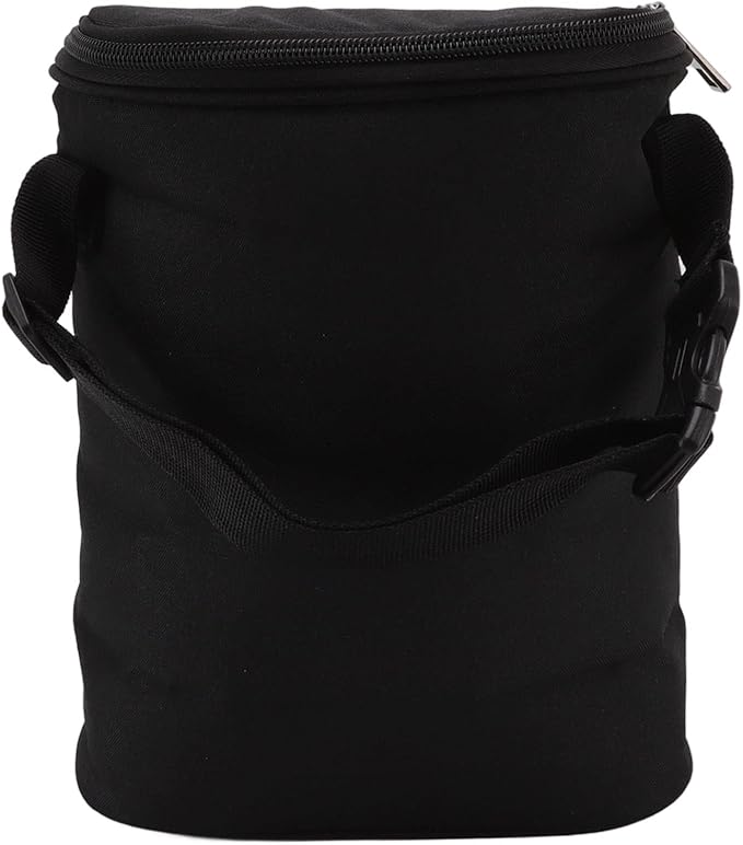 Insulated Baby Bottle Bag, Baby Bottle Holder Extra Storage, and, Easy to Carry, Travel Accessory, Keeps Bottles Warm or Cooler (Black)