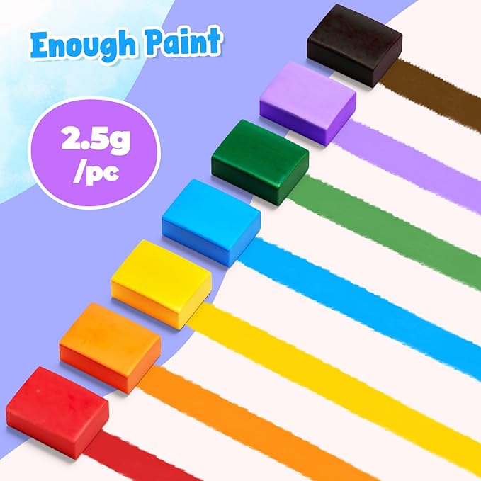 JoyCat Paint with Water Coloring Books for Toddlers, Watercolor Painting Sets for Kids Ages 3-5 4-8, Arts and Crafts Drawing Activities Toy Birthday Gift for Boys Girls (Alphabet)