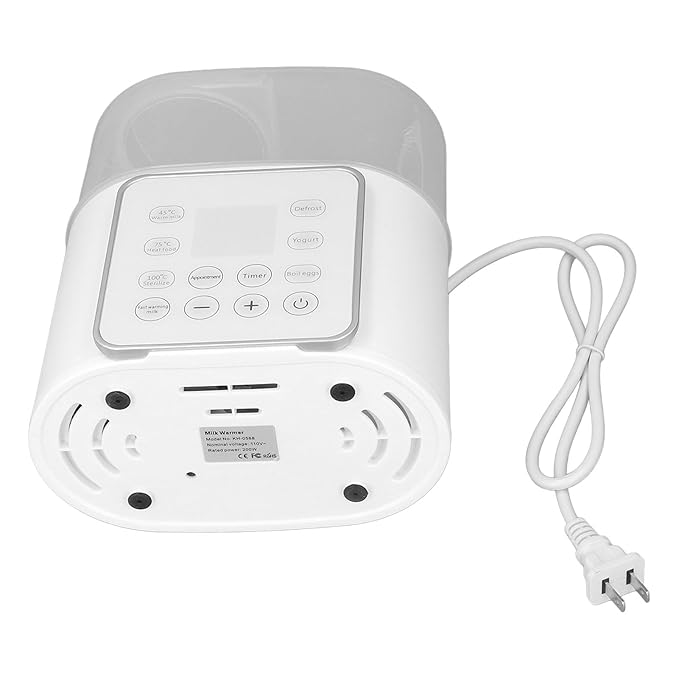Double Bottle Warmer, 2 in 1 Automatic Double Bottle Warmer for Toddlers in Daily Life (US Plug 110V)