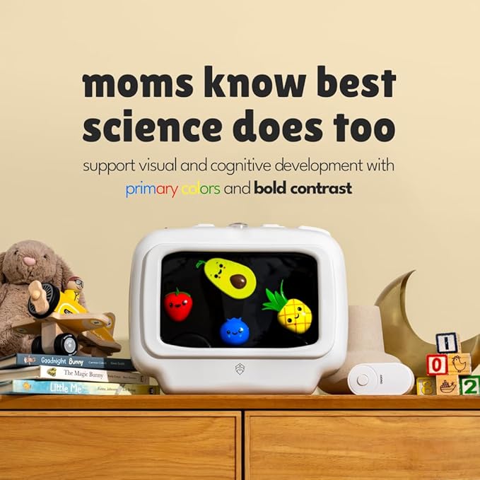 Dreams Baby Soother – Portable Sound Machine & Nightlight for Newborns & Infants | Gentle Motion, Calming Tropical Sounds & Remote Control | Clip-On for Crib, Car & Nursery