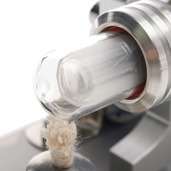 Hot Air Stirling Motor Power Generator Alpha Engine Model Educational Physics Experiment Kit (A)