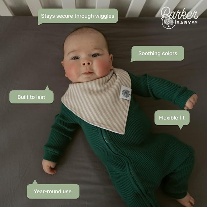 Parker Baby Soft & Durable Fitted Baby Crib Sheets | Snug Fit for Standard Crib Mattresses | Machine Washable, Fade-Resistant & Modern Nursery Designs