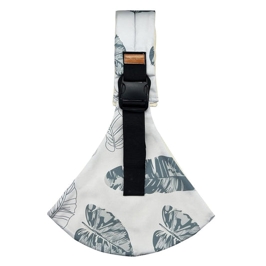Baby Sling Carrier Newborn to Toddler Adjustable One-Shoulder Design with Hip Seat Support, Labor-Saving Baby Wraps Carrier 10-30 lbs(Leaf)
