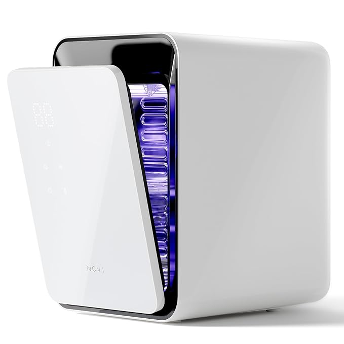 NCVI 12L UV-Light Baby Bottle Dryer Pro for Infant Must Have Can Hold 12 Baby Bottles, Baby UV Household Box Cabinet for Baby Pacifiers/Silicone Teether Toys/Breast Pump Parts