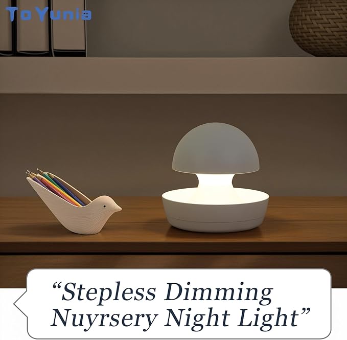 Portable Night Light for Kids Nursery Recharge Night Light,1 Pack, 4000K,White,