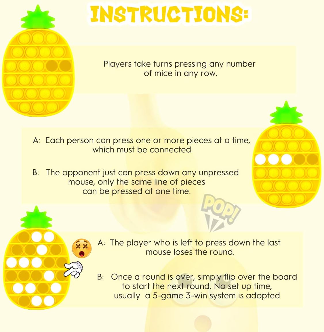 Fidget Toys Set with 3PCS Push Pop Bubble Sensory Toys, 18 Pack Stress Relief and Anti-Anxiety Toys for Kids Adults ADHD ADD Anxiety Autism with Puzzle Balls, Liquid Motion Timer, Guessing Egg Toys