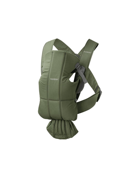 BabyBjörn Baby Carrier Mini, Woven, Dark Green