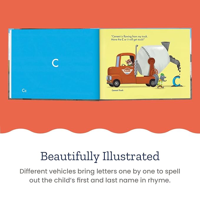 My Very Own Trucks - Personalized Children's Story with Ornament | 9" x 11" | I See Me!