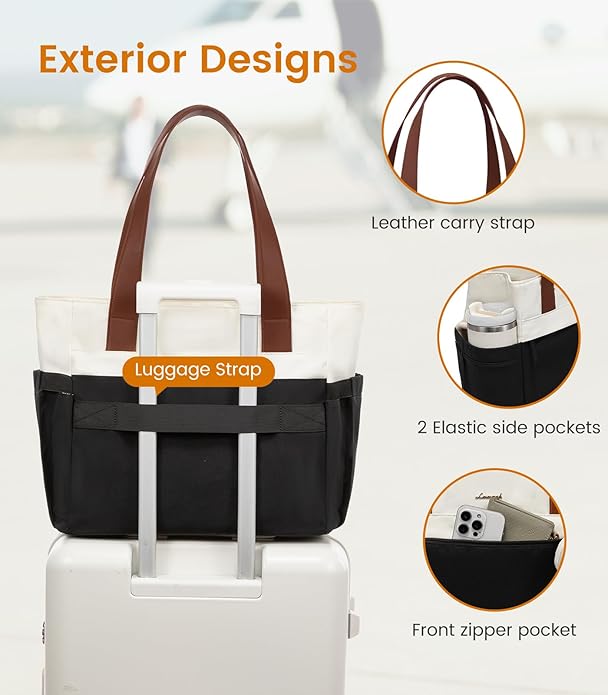 LOVEVOOK Diaper Bag Tote Large Baby Bag for Mom Hostipal and Travel Diaper Tote for Baby Boy with Pacifier Case Changing Pad