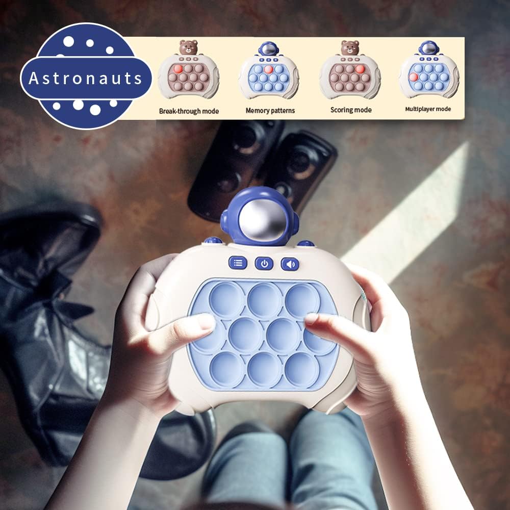 Pop GameToys for Kids 6-12, Fidget Toys for Autism Sensory Toys Mini Games,Bubble Stress Fingertip Luminescence Light Up GameBirthday Gifts for Boys, Girls