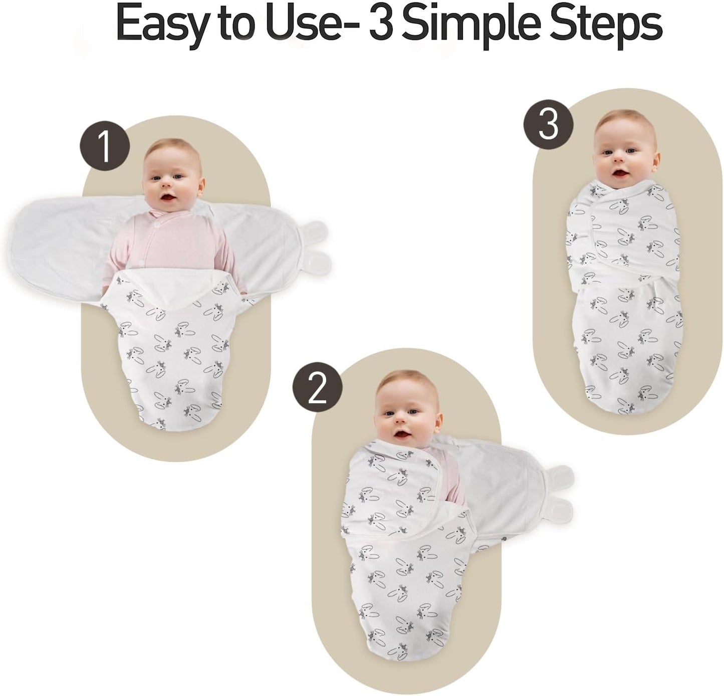 GLLQUEN BABY Swaddles for Babies Boys and Girls - Newborn Swaddle Sack 3 Pack, Baby Swaddle 0-3 Months, Soft Sleep Sack, Blanket Wrap, Space & World, Baby Essentials