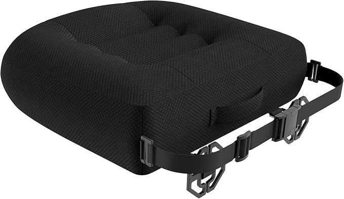 Car Booster Seat Cushion, Chair Cushions, Comfort Seat Cushion Pillow for Office Chair/Car Seat, Butt, Tailbone, Back, Coccyx, Short People Adult Booster Chair Cushions Relief Pad
