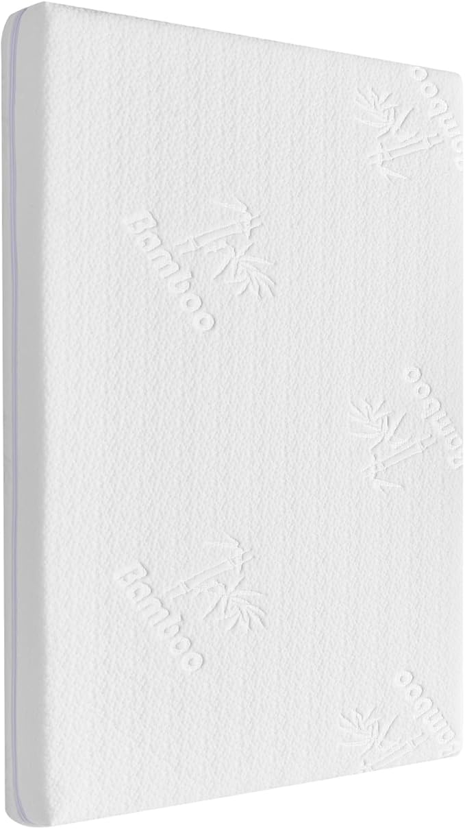 47x23.6 Bedside Crib Mattress: 2" Thick Dual Sided Gel Memory Foam Bassinet Mattress Fit for ADOVEL/BabyBond/ELEMARA Bassinet Bedside Crib