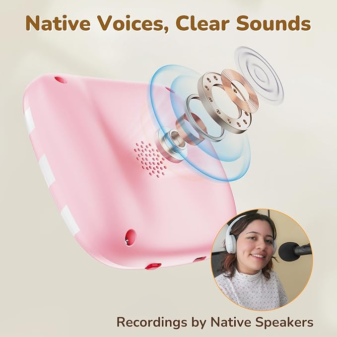 JoyCat Talking Flash Cards for Toddlers 3-5, 314 Words with Durable Thick Cards & Clear Audio, Easy to Slide in and Out, Speech Therapy Toys, Birthday Gifts for Boys Girls