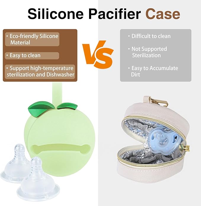 Diaper Bag Tote, Baby Diaper Tote Bags Crossbody Hospital Bag Travel Large Mommy Bag, with Silicone Pacifier Case