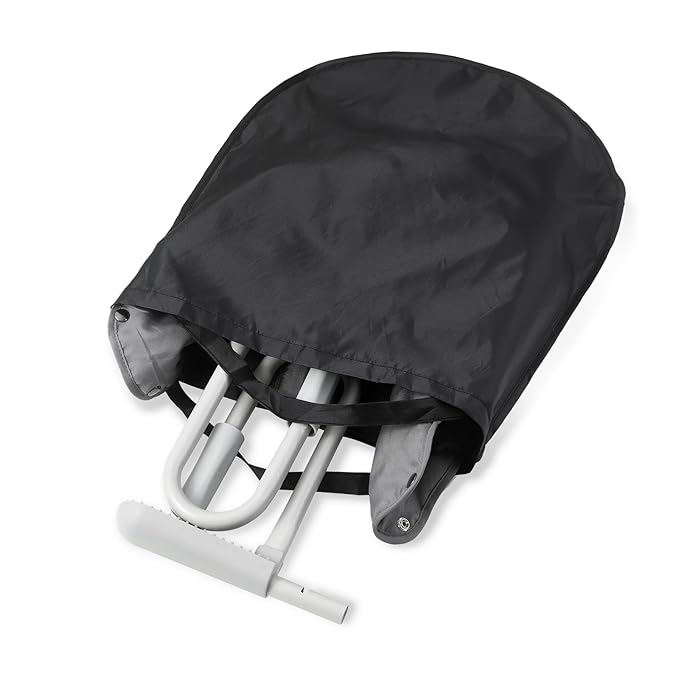 PandaEar Hook On High Chair| Baby Portable High Chair for Travel| Table High Chair Clip On Baby Eating Chair Booster Seat for Dining (Grey)