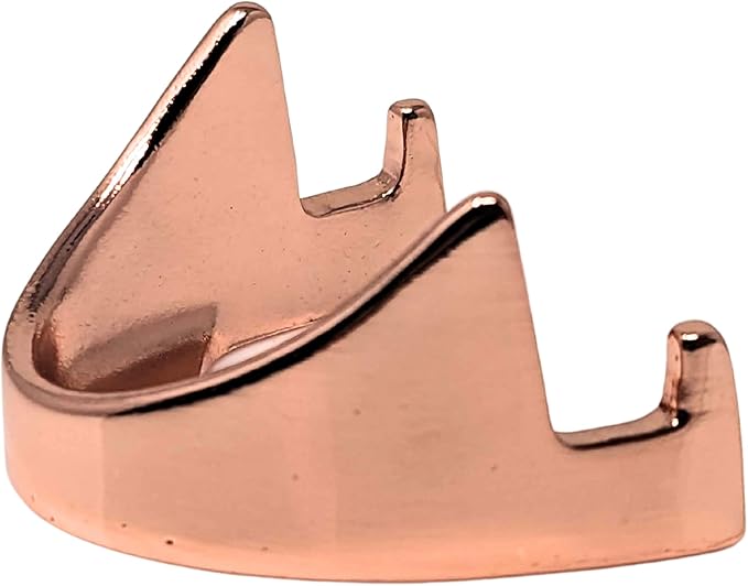 Military Challenge Coin Display Stand - Solid Metal with Anodized Finish - US Vet. Business (Copper Five-Pack)