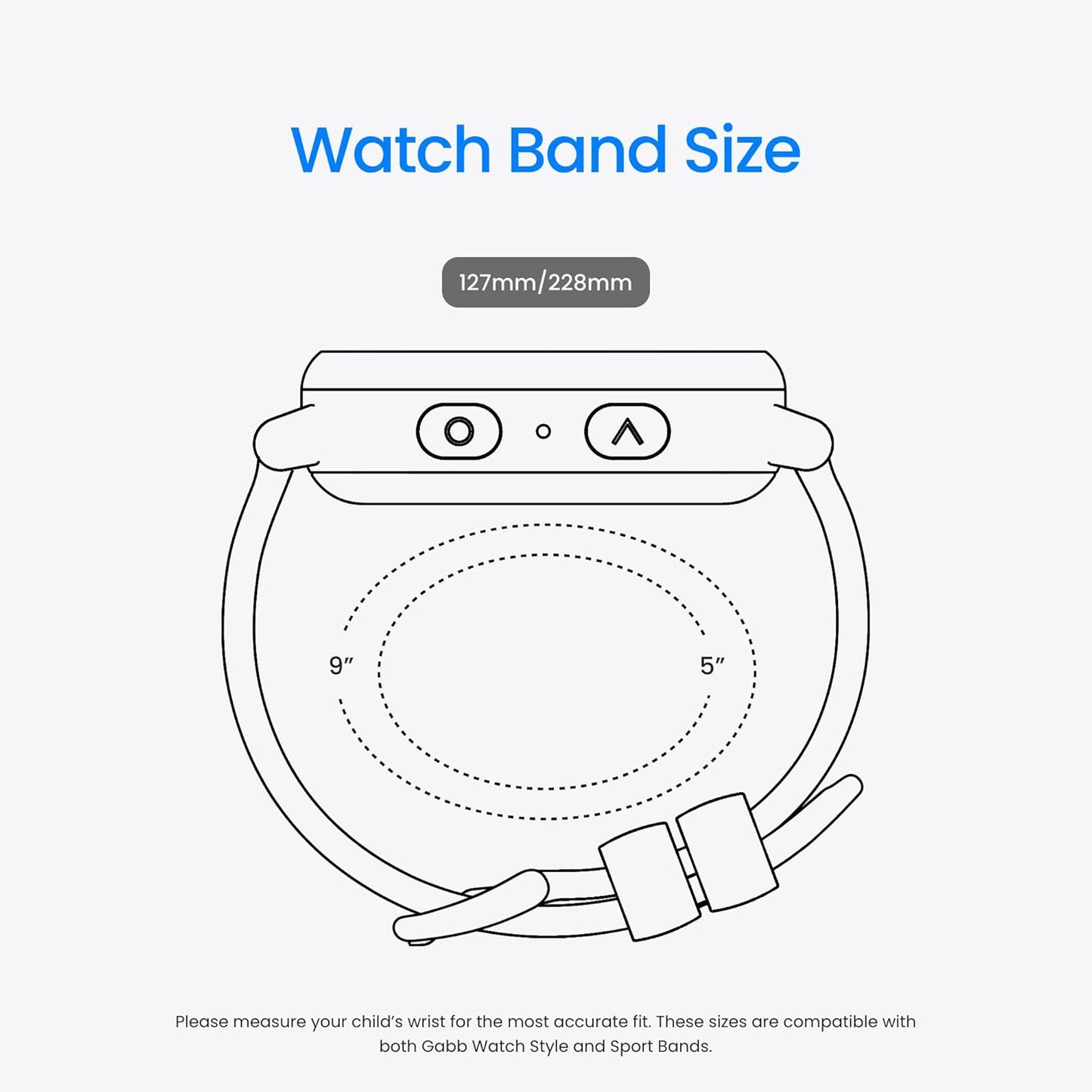 Gabb Watch 3e - Smart Watch for Kids, GPS Tracker, No Social Media or Internet, Fees Required (Dark Gray)