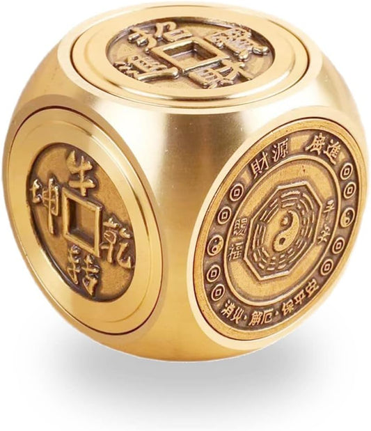 Uzi Copper Metal Adult Handheld Stress Relieving Toy. Relieve Anxiety, Tension and Other Fidgeting Scenarios-Promotes Focus and Clarity.Portable and Compact Design Concept (Large)