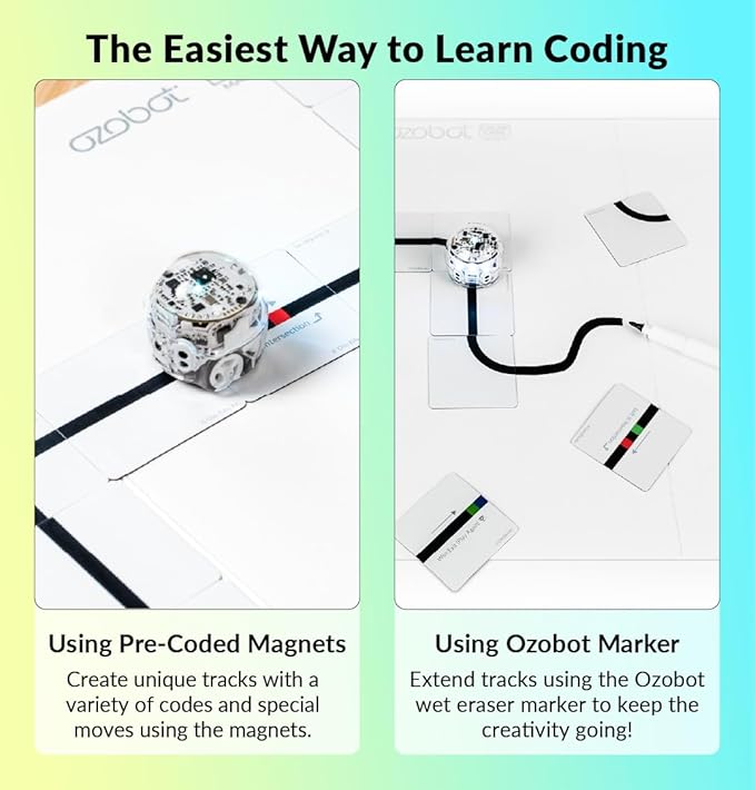 Ozobot Color Code Magnets Special Moves Kit:Interactive Coding Learning Tool for Kids Ages 3+,Enhances Logic & Problem-Solving Skills,18 Tiles, Evo & Color Codes Magnets Base Kit Required Not Included