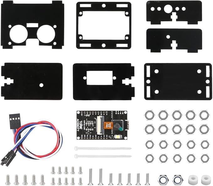 ACEBOTT 3MP Camera Expansion Pack Smart Car Starter Kit, Robotics Kit for Kids Ages 8-12 12-16, STEM Toys Coding Robot Kit for Teens & Adults(QD002)