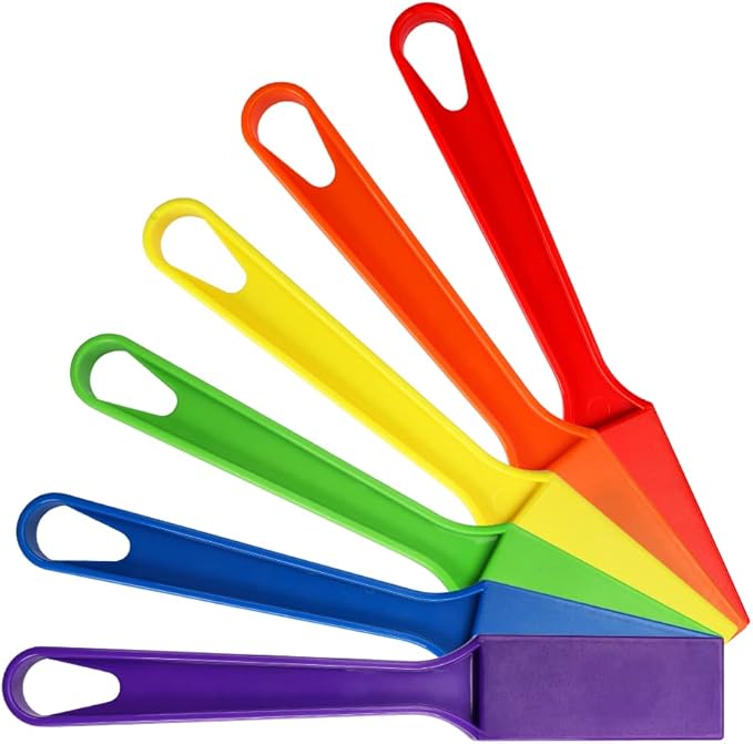Pack of 6 Rainbow Magnetic Wand Set for Kids with Magnet Bar, Use for, Science Experiments, Bingo, Fridge, and Magnetic Concepts, Homeschool Supplies ，Age 6+