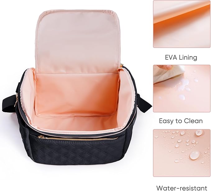 SFYBYHEART Breastmilk Cooler Travel Bag with Ice Pack for 6 Baby Bottles Up to 9 Ounce - Insulated Bottle bag for Daycare - Breastmilk Storage Bag - Baby Bottle Cooler Bag - Bottle Holder