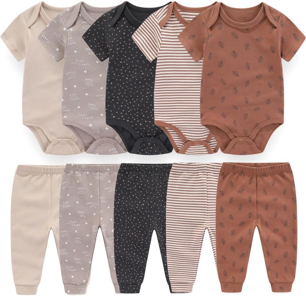 Kiddiezoom Unisex Baby Layette Essentials Giftset Clothing Set 19-Piece For Newborn Baby