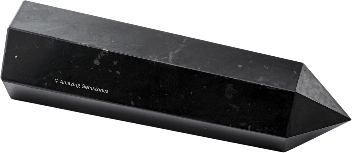 Amazing Gemstone Large Shungite Crystal Towers ~ Natural Healing Crystal Point Obelisk for Reiki Healing and Crystal Grid (5.5" to 6" INCH)