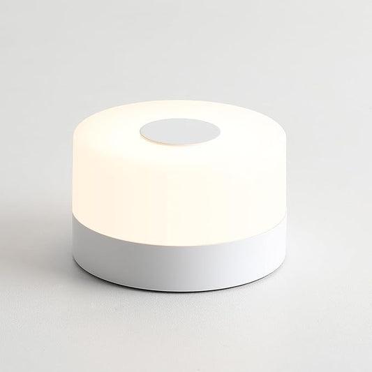 JUSHENG Baby Night Lights for Nursery, 3 Color Temperature Selectable & Dimmable, Rechargeable LED Bedside Lamps Touch Light for Nightstand, Breastfeeding, Nighttime Diaper Changes, White