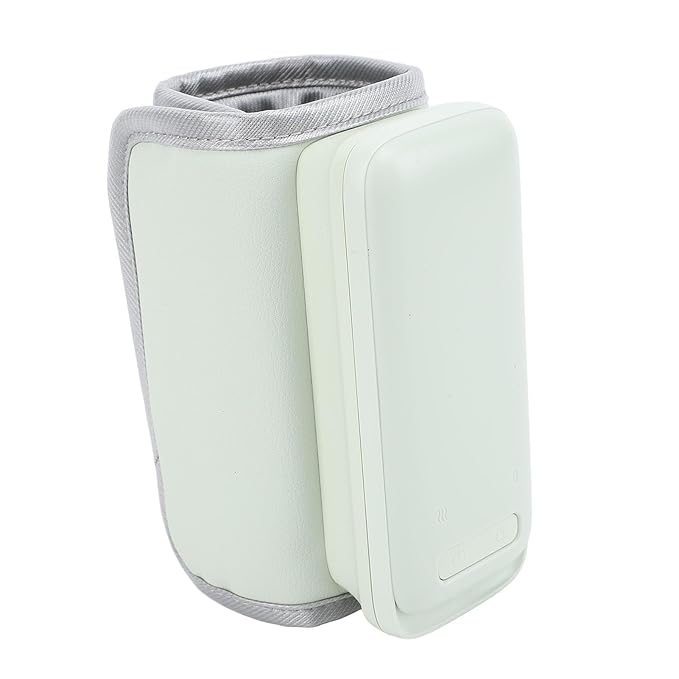 Fast Heating & Long Lasting Warming, Portable Baby Bottle Warmer for Travel, 55℃ 8000mah Rechargeable Travel Bottle Warmer, Precise Temperature Control, Waterless Warming