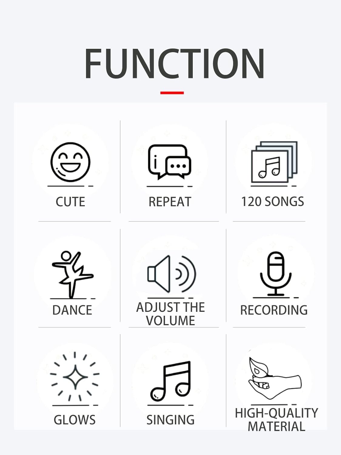 Cactus Baby Toy can be Adjusted Volume, Dancing Singing Musical Gift with LED Light. Baby Toy for Kids Talking Smart Toys, Talking Cactus Exquisite Yarn Bag Packaging