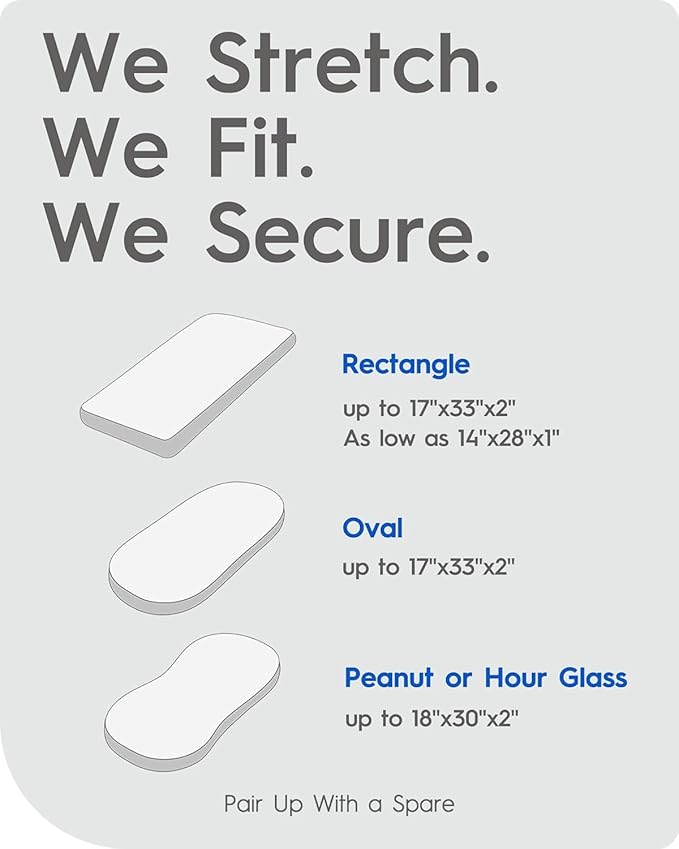 Bassinet Sheets for Baby Boy Girl, TotBasic Buttery Soft Universal Bassinet Fitted Sheet, Compatible with Halo, Mika Micky, Baby Delight, Dream On Me, Maxi COSI & More Bassinet Mattress