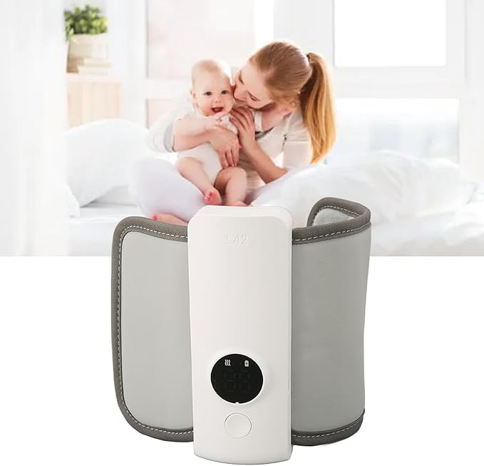 Portable Bottle Warmer, 6 Level Temperature 6000mah Bottle Warmer, USB Rechargeable Universal Bottle Warmer, Portable Bottle Warmer for Travel