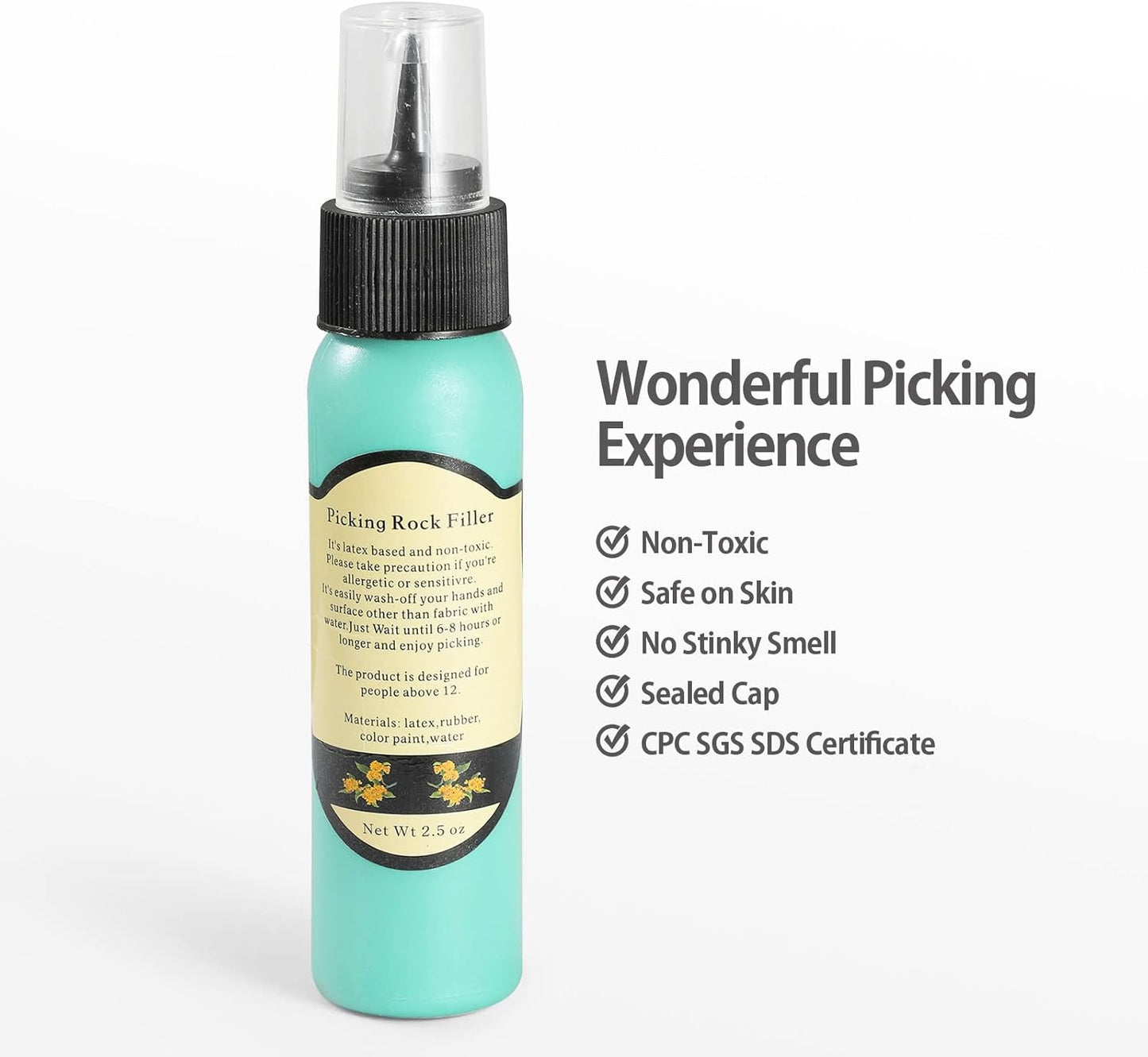 Fidget Picking Stone Kit for Anxiety Relief ADHD OCD Dermatillomania, Fidget Toys,Adult Fidget Toy for Anxiety Relief Therapy,Picking Peel Calming Stone,Fidget Toy Great Gift for Adults