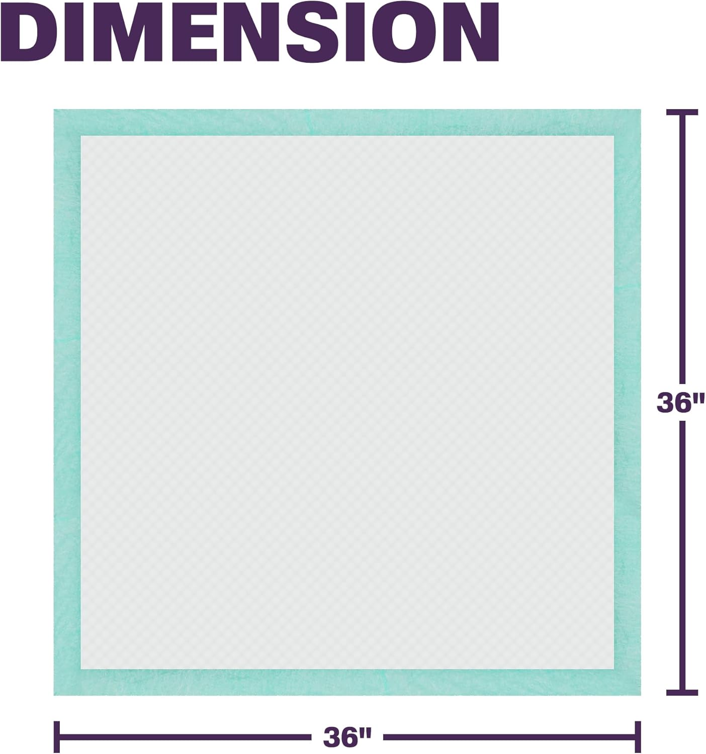 Disposable Bed Pads for Adults Extra Large 36 x 36 (100 Count) - Incontinence Bed Pads, Chuck Pads, Chux Pads, Changing Pads for Baby, Pee Pads for Kids